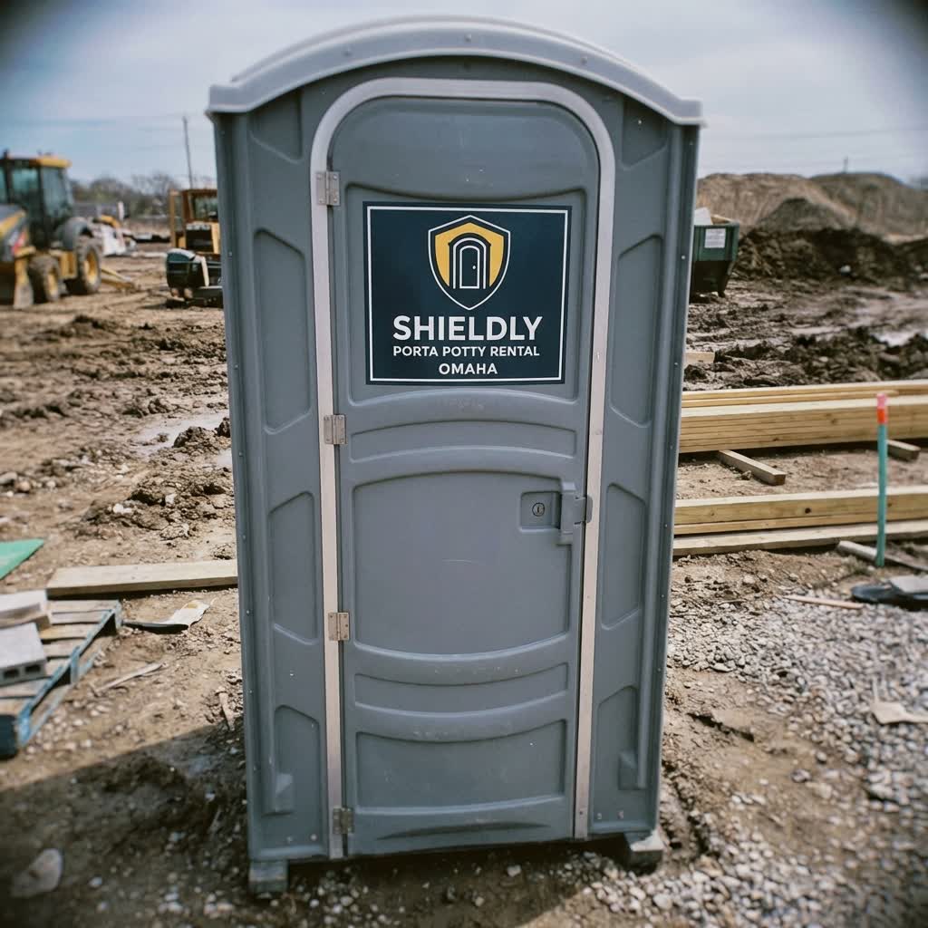Standard porta potty unit Omaha